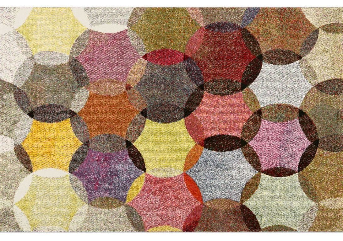 Tapis MODERNINA Esprit, géométrique  multicolore jaune