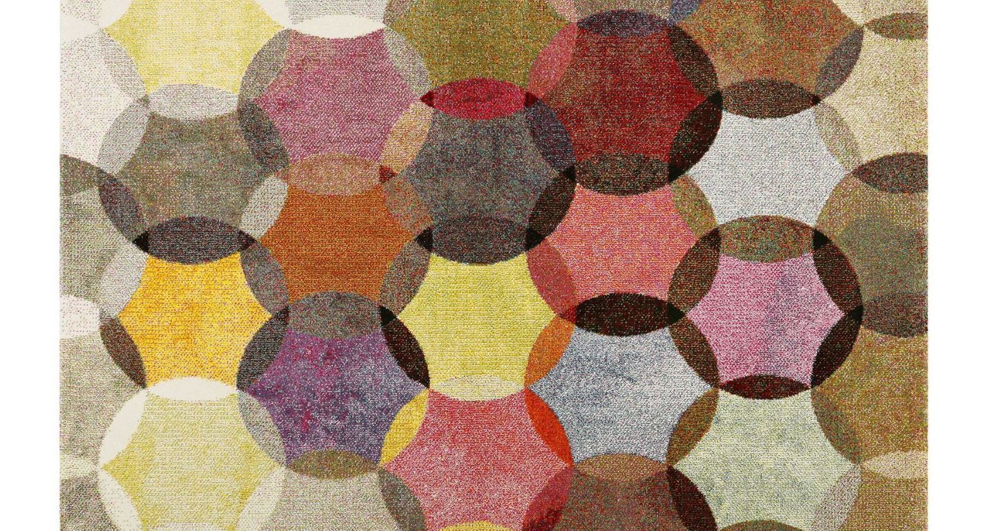 Tapis MODERNINA Esprit, géométrique  multicolore jaune