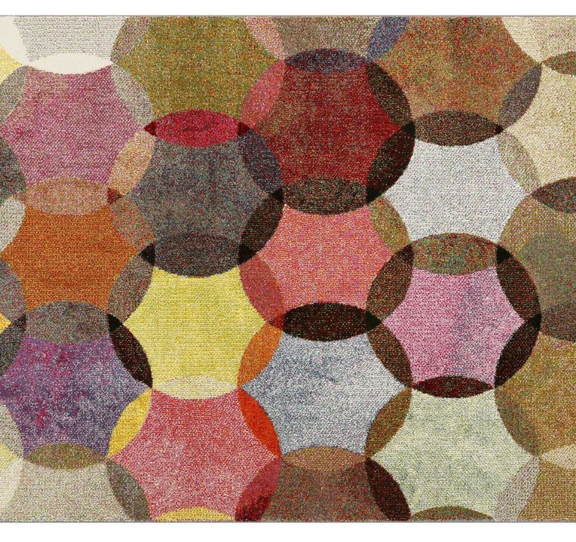 Tapis MODERNINA Esprit, géométrique  multicolore jaune