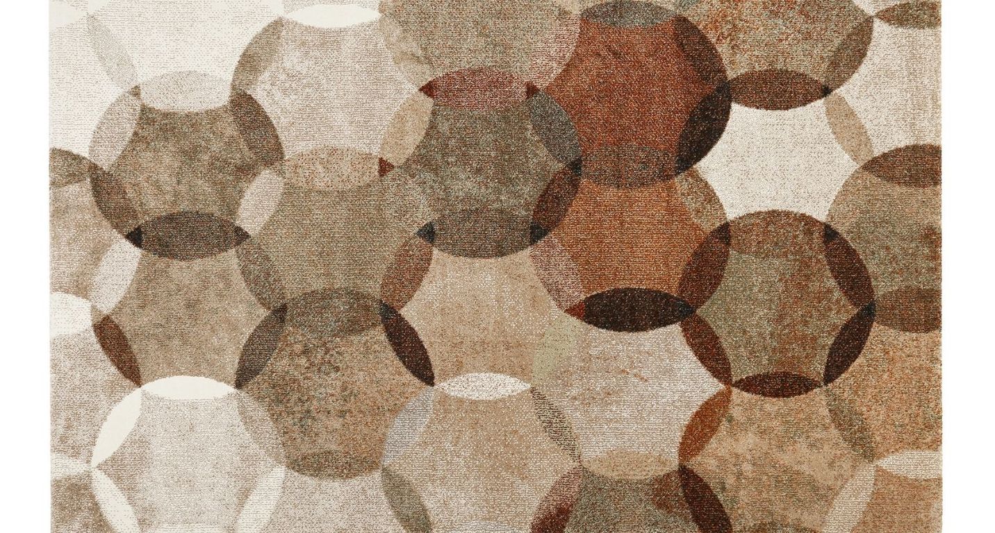 Tapis MODERNINA Esprit, géométrique  marron rouille