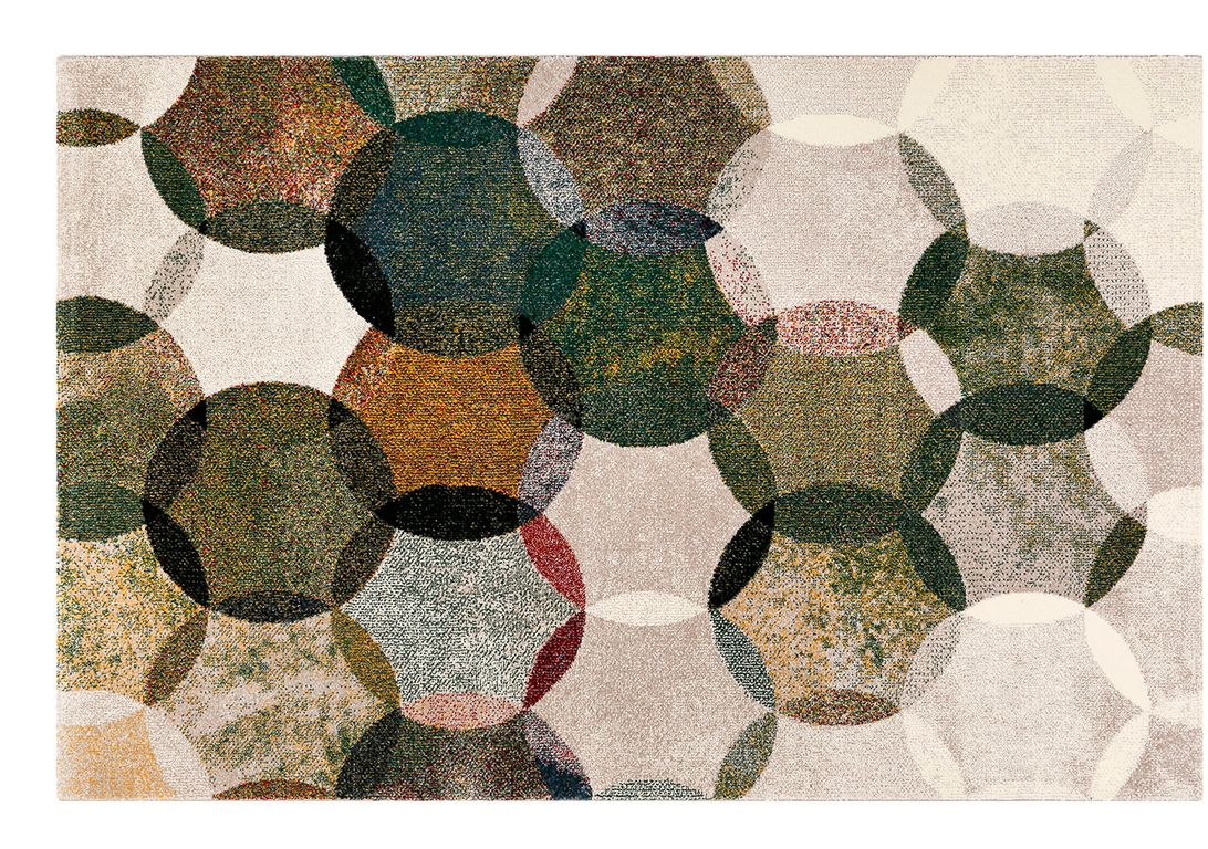 Tapis MODERNINA Esprit, géométrique  vert gris