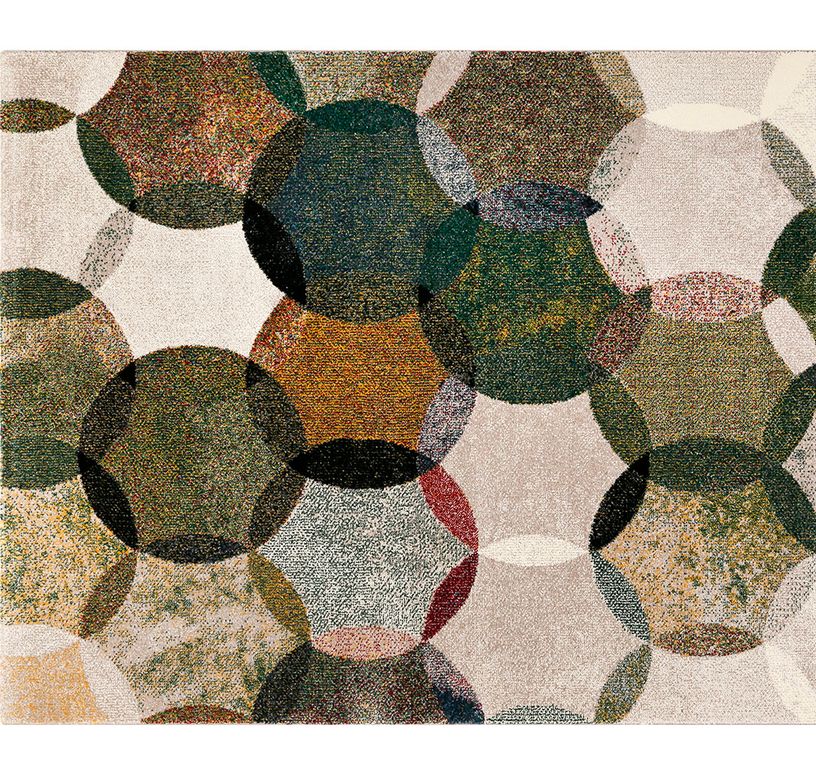 Tapis MODERNINA Esprit, géométrique  vert gris