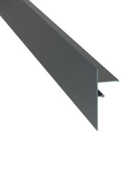 Profilé de Finition Clipsable 10 cm Gris Anthracite