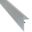 Profilé de finition Profilé de finition clipsable 7 cm Profilé de finition clipsable 7 cm Gris Aluminium, aluminium, décor Aluminium , l.7.00 x L. 240.00 cm