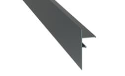 Profilé de finition clipsable 7 cm Gris Anthracite