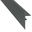 Profilé de finition Profilé de finition clipsable 7 cm Profilé de finition clipsable 7 cm Gris Anthracite, aluminium, décor Anthracite, l.7.00 x L. 240.00 cm