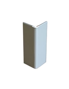 Jonction Angle Sortant 7 cm Gris Aluminium