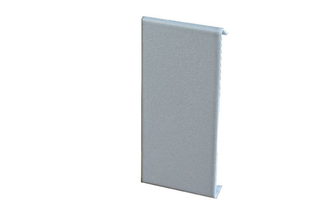 JONCTION DROITE 7CM Jonction Droite 7 cm pour profilé de finition Gris Aluminium, aluminium, décor Aluminium , l.7.00 x L. 0.60 cm