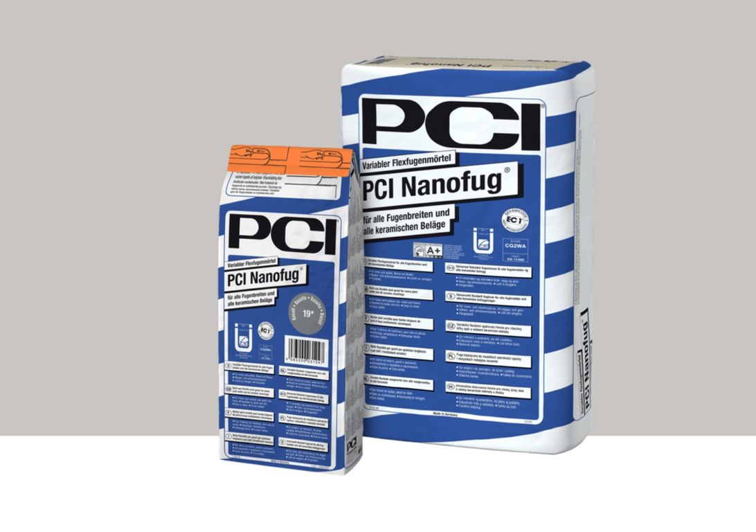 Mortier de jointoiement carrelage  NANOFUG 4KG, pour sols Carrelage, coloris Gris argent, 4.00 kg