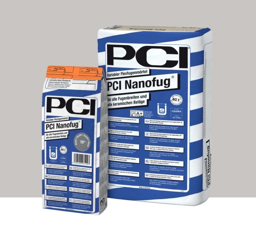 Mortier de jointoiement carrelage  NANOFUG 4KG, pour sols Carrelage, coloris Gris argent, 4.00 kg