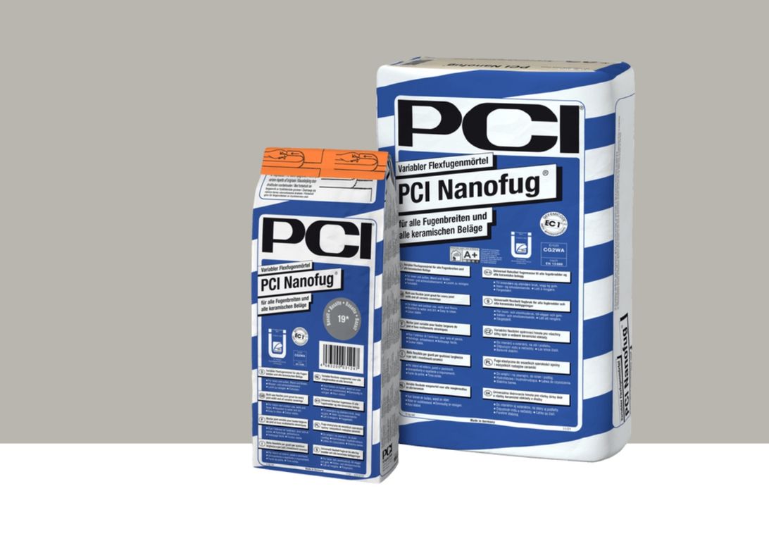 Mortier de jointoiement carrelage  NANOFUG 4KG, pour sols Carrelage, coloris Gris clair, 4.00 kg