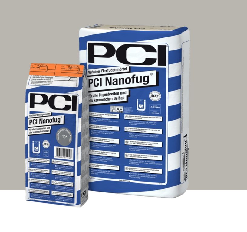 Mortier de jointoiement carrelage  NANOFUG 4KG, pour sols Carrelage, coloris Gris clair, 4.00 kg