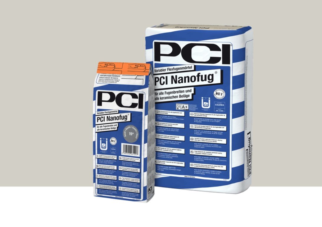 Mortier de jointoiement carrelage  NANOFUG 4KG, pour sols Carrelage, coloris Gris lumière, 4.00 kg