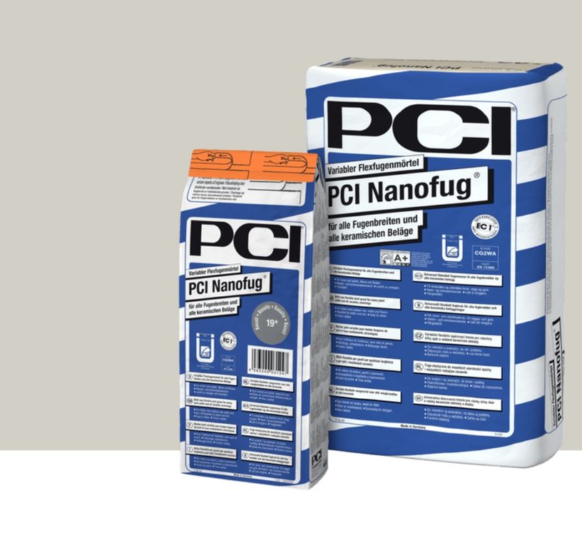 Mortier de jointoiement carrelage  NANOFUG 4KG, pour sols Carrelage, coloris Gris lumière, 4.00 kg