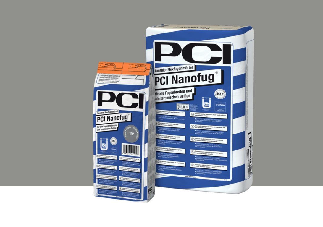 Mortier de jointoiement carrelage  NANOFUG 4KG, pour sols Carrelage, coloris Gris ciment, 4.00 kg