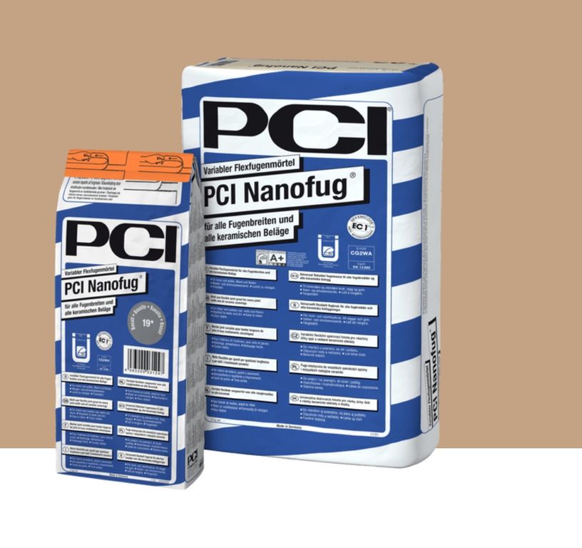 Mortier de jointoiement carrelage  NANOFUG 4KG, pour sols Carrelage, coloris Caramel, 4.00 kg