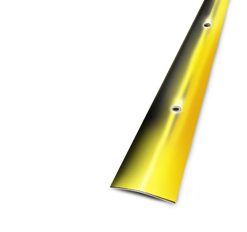 Barre de seuil SEUIL A VISSER 30 , aluminium, décor laiton, l.3.00 x L. 83.00 cm