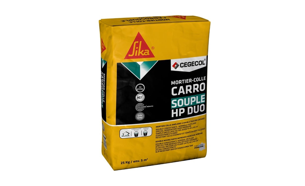 Mortier-colle  Carrosouple HP DUO 25 kg, pour sols Accessoire Carrelage, , 25.00 kg