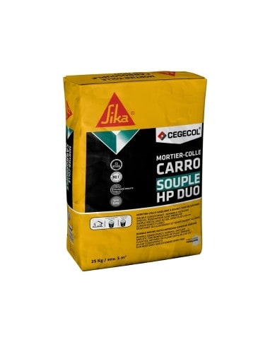 Mortier-colle  Carrosouple HP DUO 25 kg, pour sols Accessoire Carrelage, , 25.00 kg