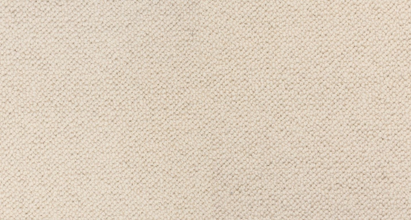 Moquette bouclée LONDON 4M, col ivoire, rouleau 4.00 m