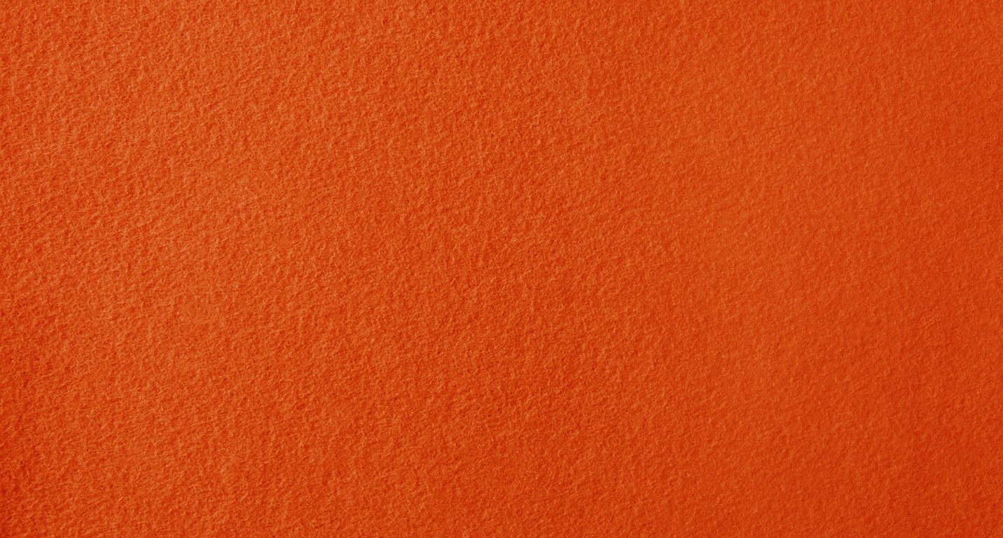 Moquette aiguilletée PODIUM P 2, col orange cuit, rouleau 2.00 m