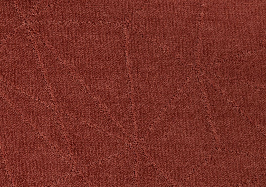 Moquette velours LOFT LIFE GRAND, col Brique, rouleau 4.00 m