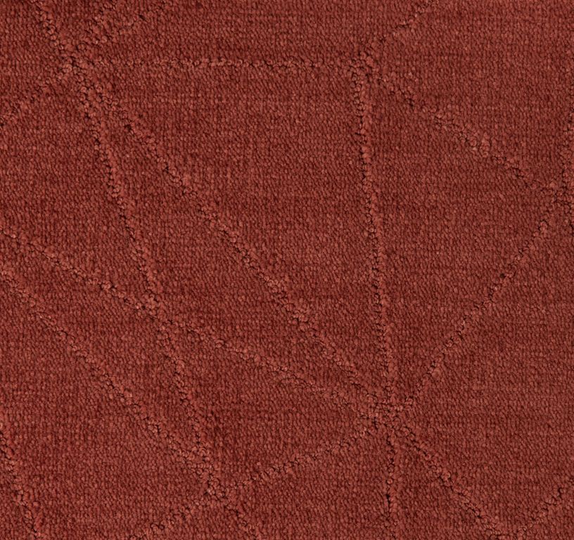 Moquette velours LOFT LIFE GRAND, col Brique, rouleau 4.00 m