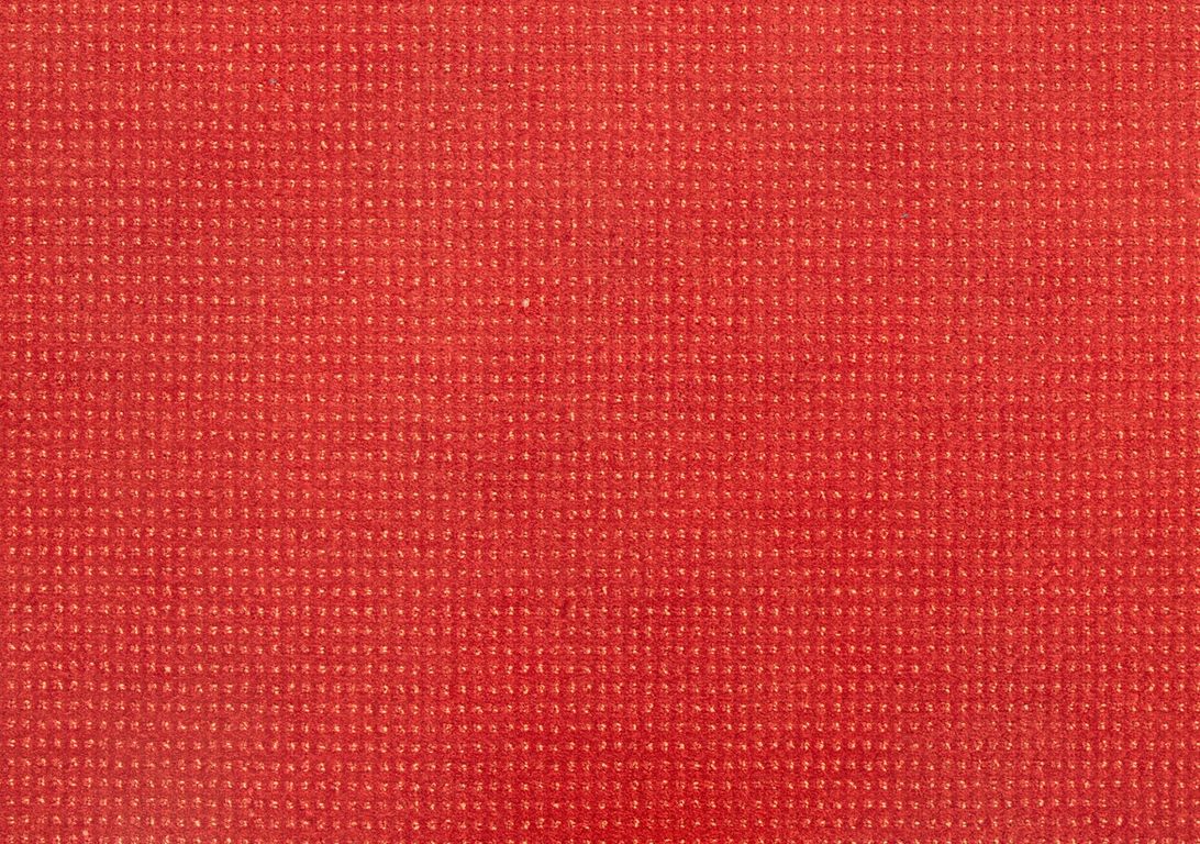 Moquette velours BACCARAT, col rouge vif, rouleau 4.00 m