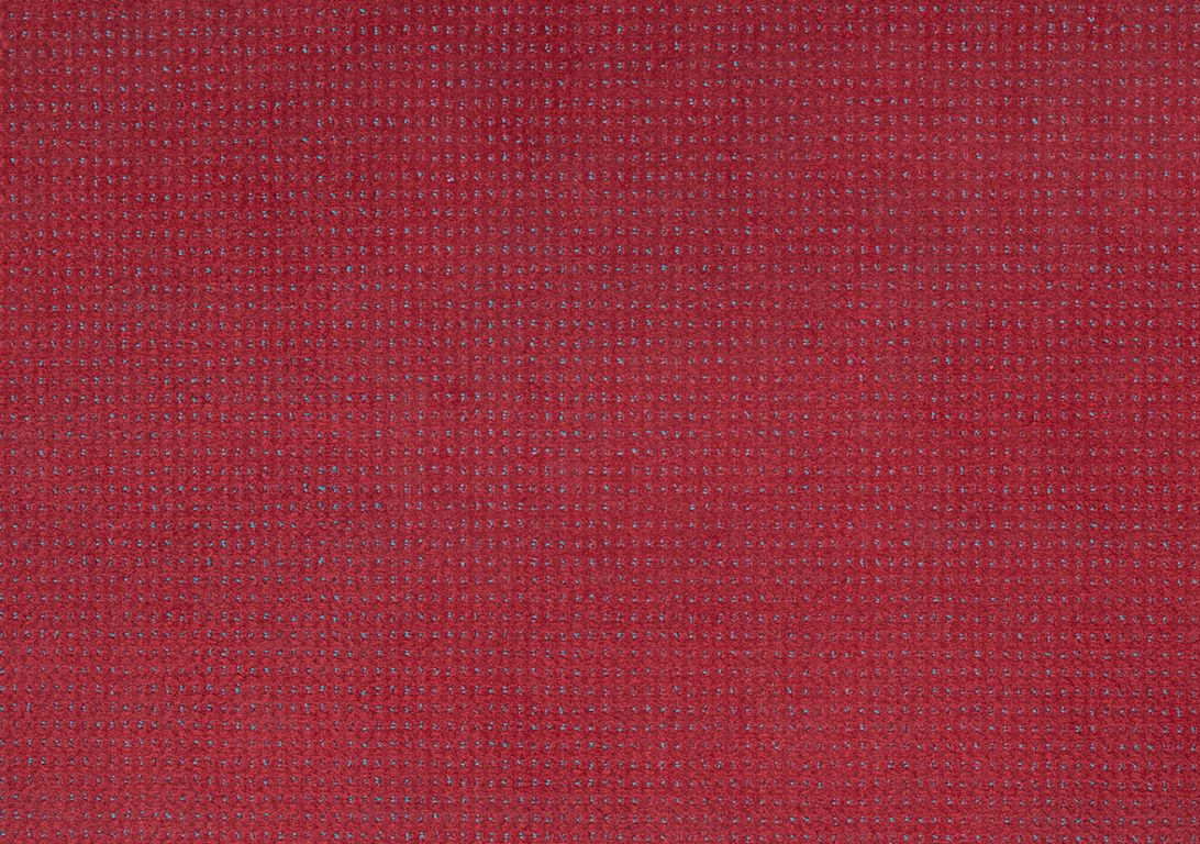Moquette velours BACCARAT, col rouge grenat , rouleau 4.00 m