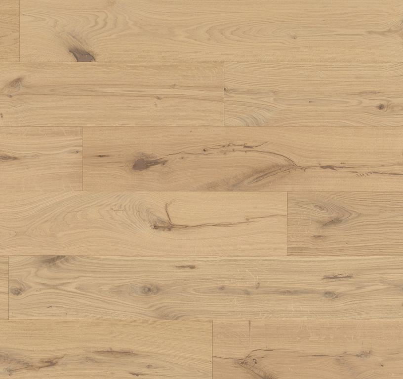 Parquet contrecollé PAVILLON 190 CHENE VINTAGE, chêne marron clair, verni, larg. 19.00 cm