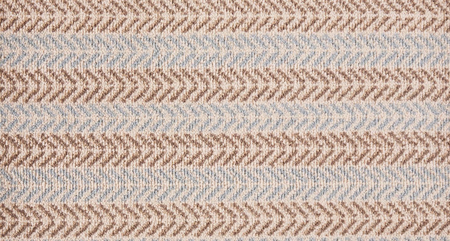 Moquette imprimée HEMINGAY 4, col bleu lavande, rouleau 4.00 m