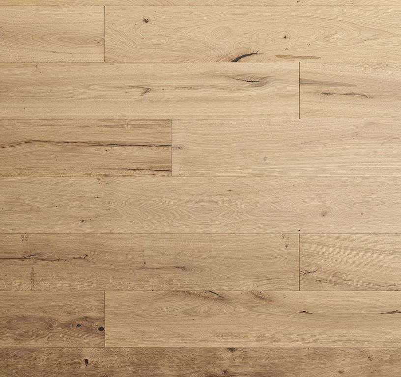 Parquet contrecollé FERME 190 CHÊNE VINTAGE, chêne naturel, verni, larg. 19.00 cm