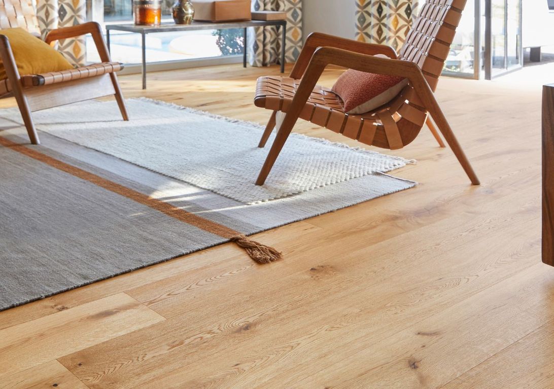 Parquet contrecollé CAMPAGNE NEW 190 VINTAGE, chêne naturel, huilé, larg. 19.00 cm