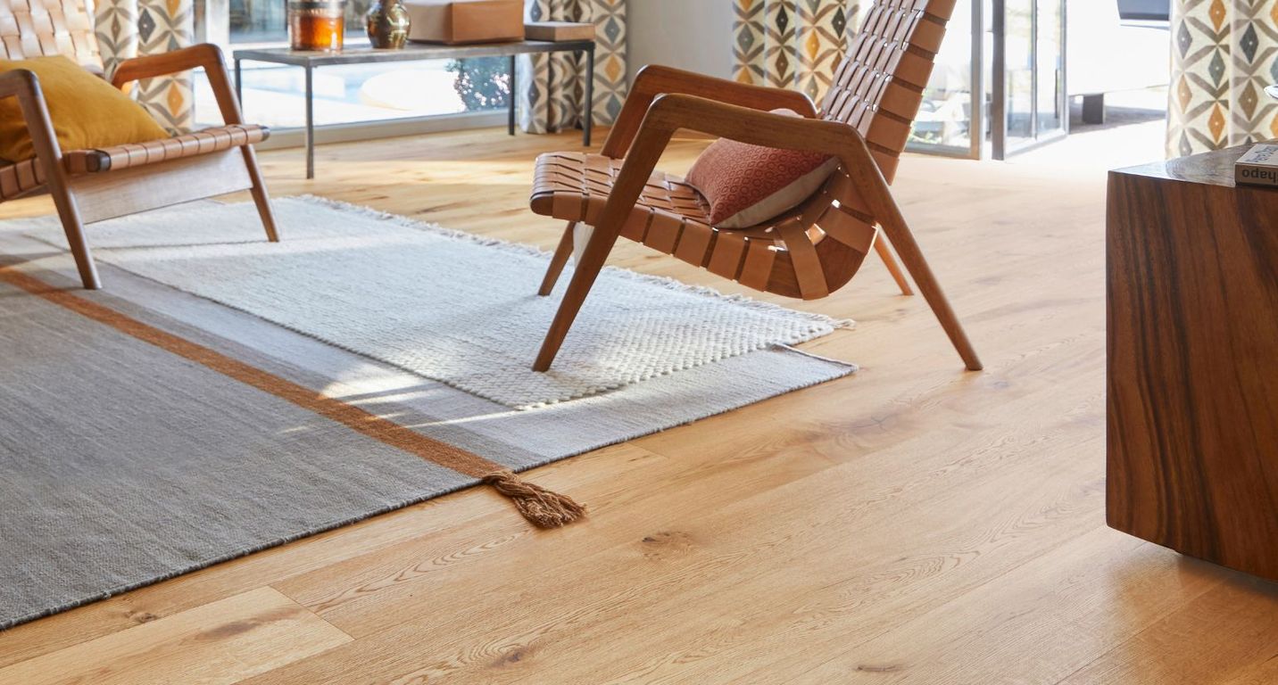 Parquet contrecollé CAMPAGNE NEW 190 VINTAGE, chêne naturel, huilé, larg. 19.00 cm