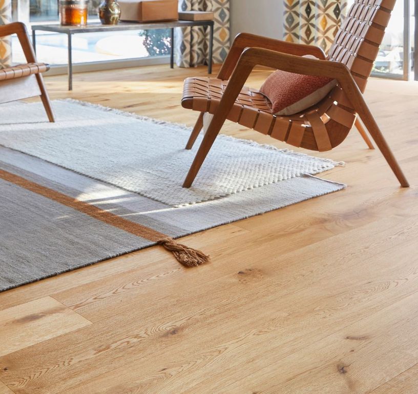 Parquet contrecollé CAMPAGNE NEW 190 VINTAGE, chêne naturel, huilé, larg. 19.00 cm