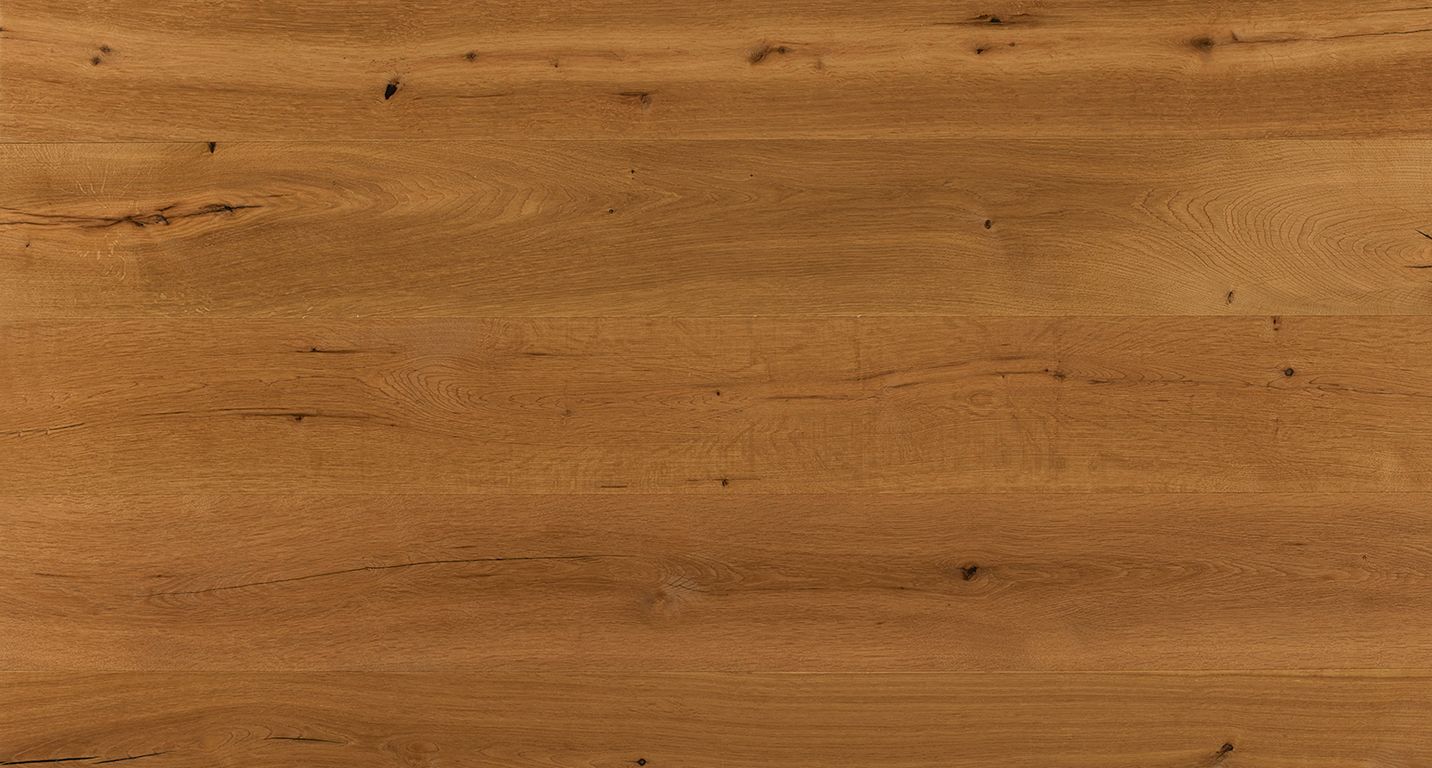 Parquet contrecollé CAMPAGNE NEW 190 VINTAGE, chêne naturel, huilé, larg. 19.00 cm