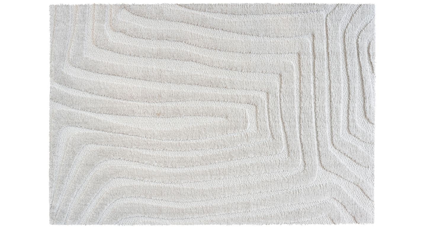 Tapis KASAI , rayure  Beige