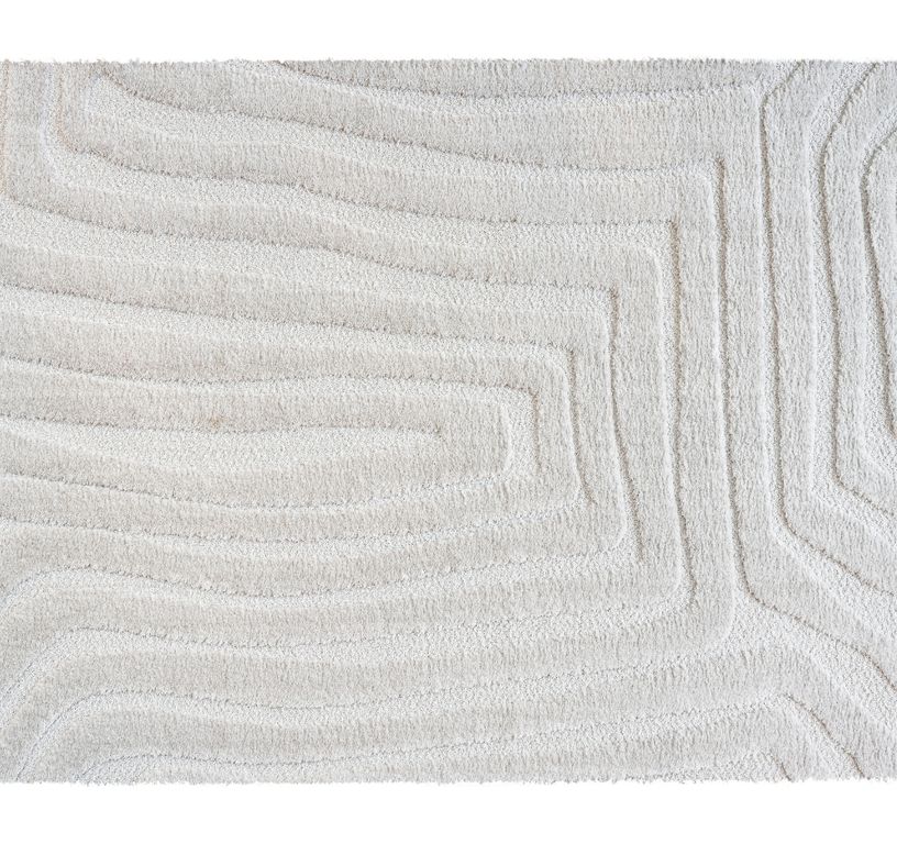 Tapis KASAI , rayure  Beige