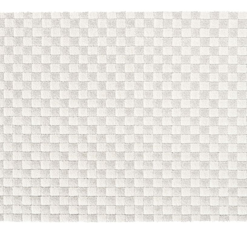Tapis LOUISE , damier  Beige