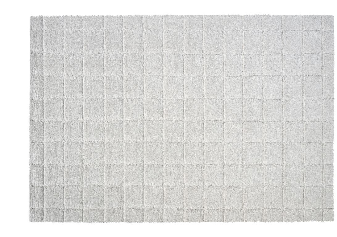 Tapis CASSANDRE , carreau  Beige