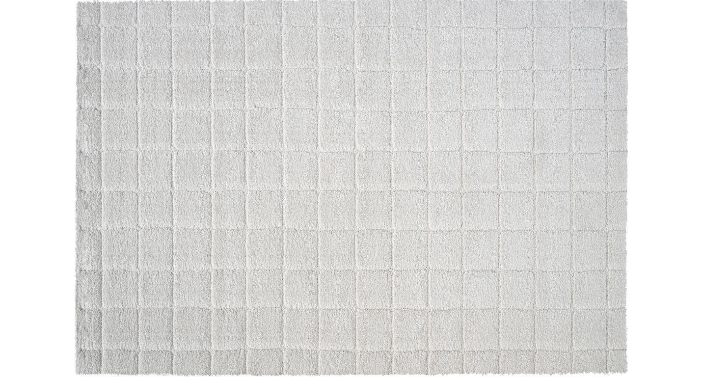 Tapis CASSANDRE , carreau  Beige