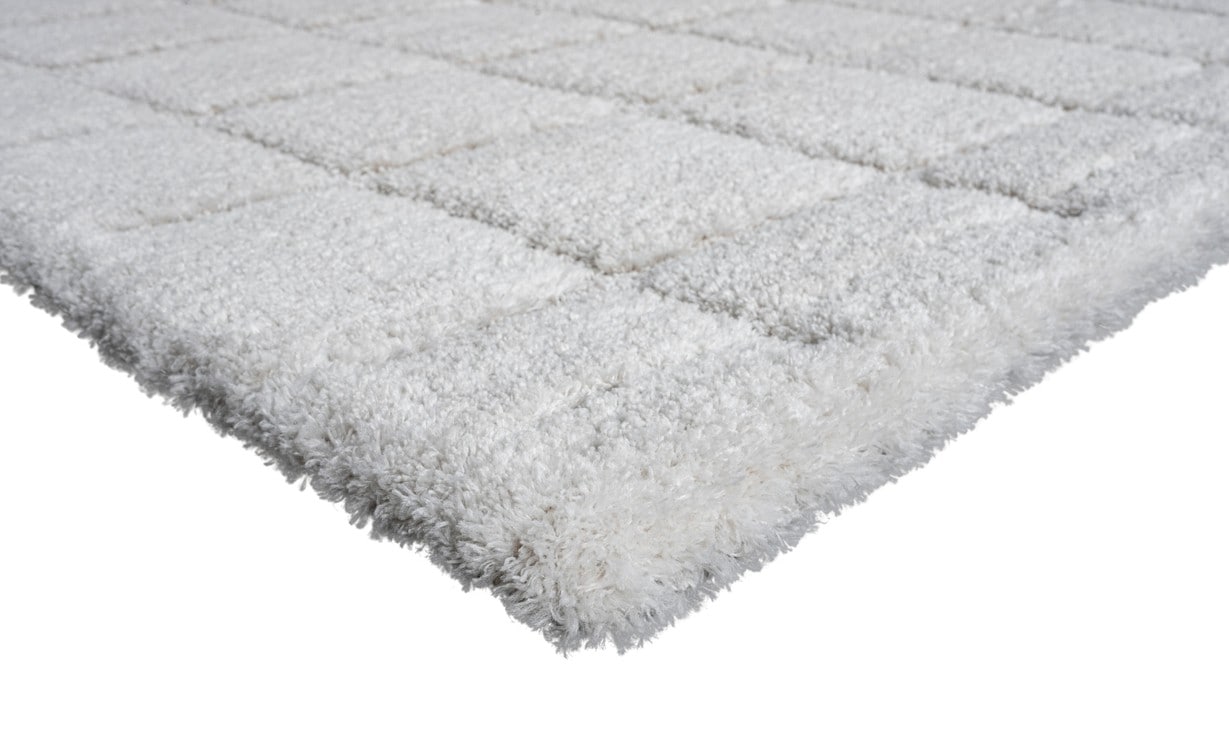 Tapis CASSANDRE , carreau Beige