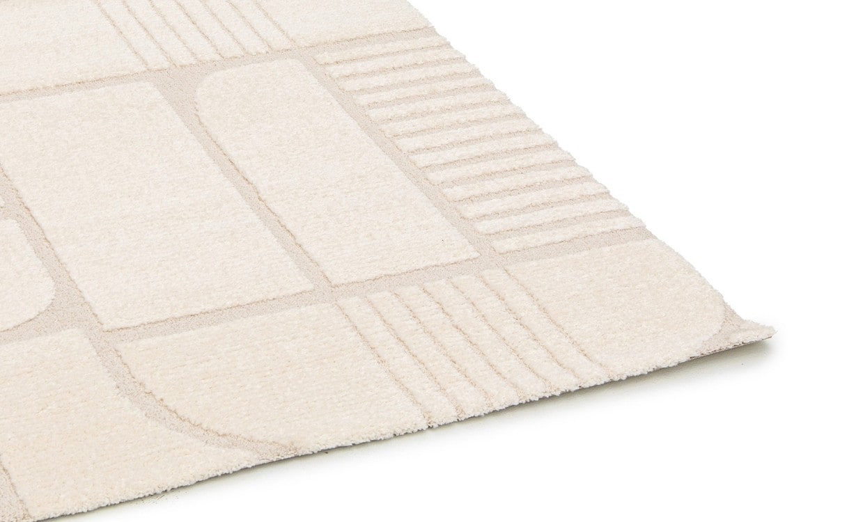 Tapis GROUND  , géométrique Beige