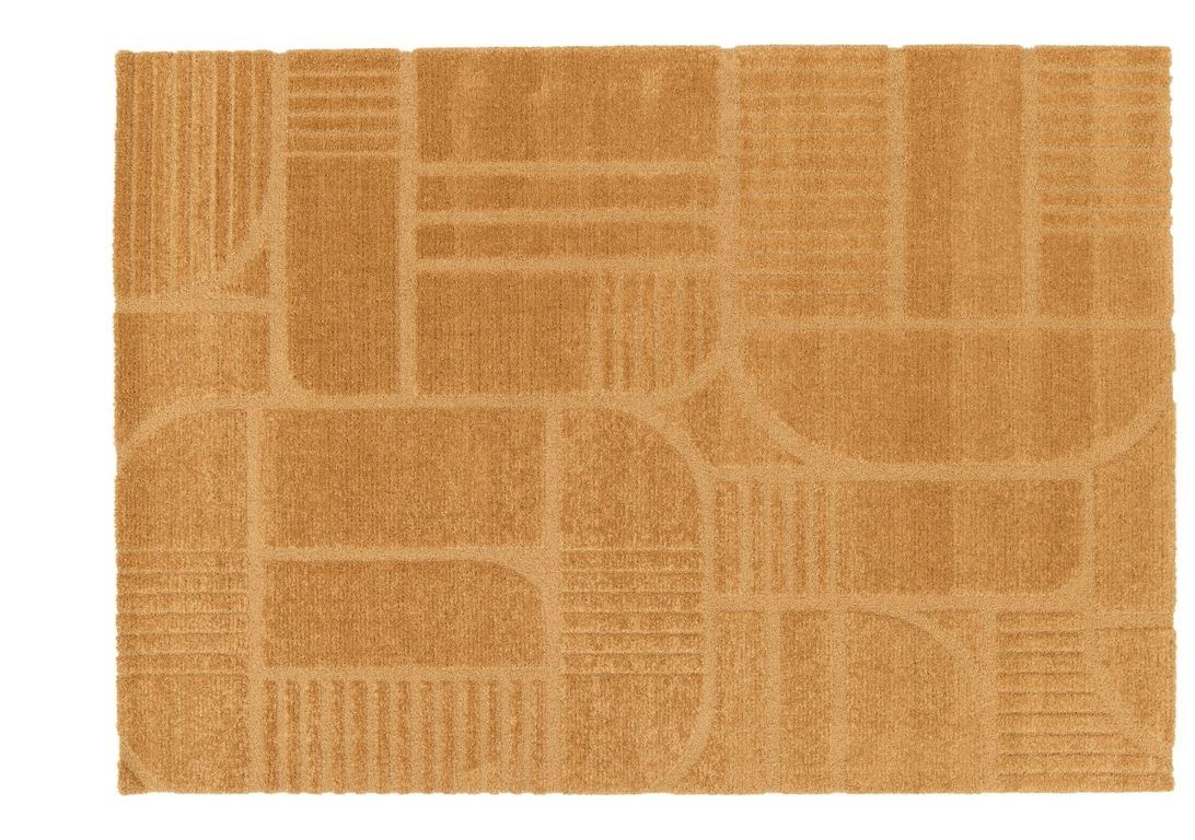 Tapis GROUND  , géométrique  Curry