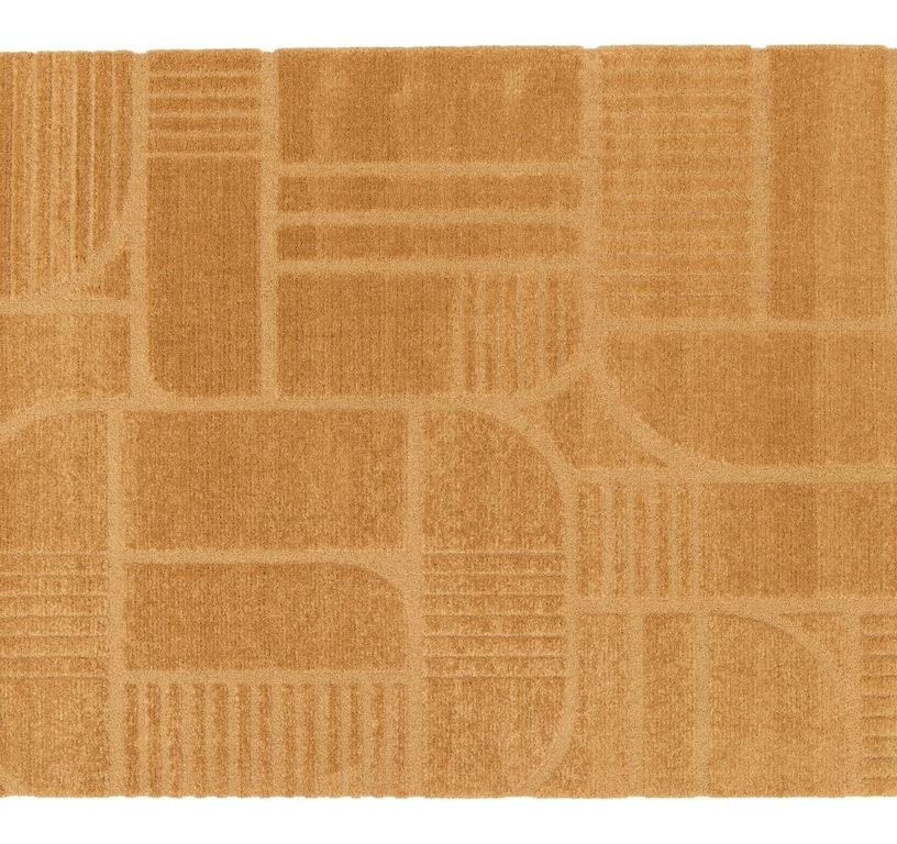Tapis GROUND  , géométrique  Curry