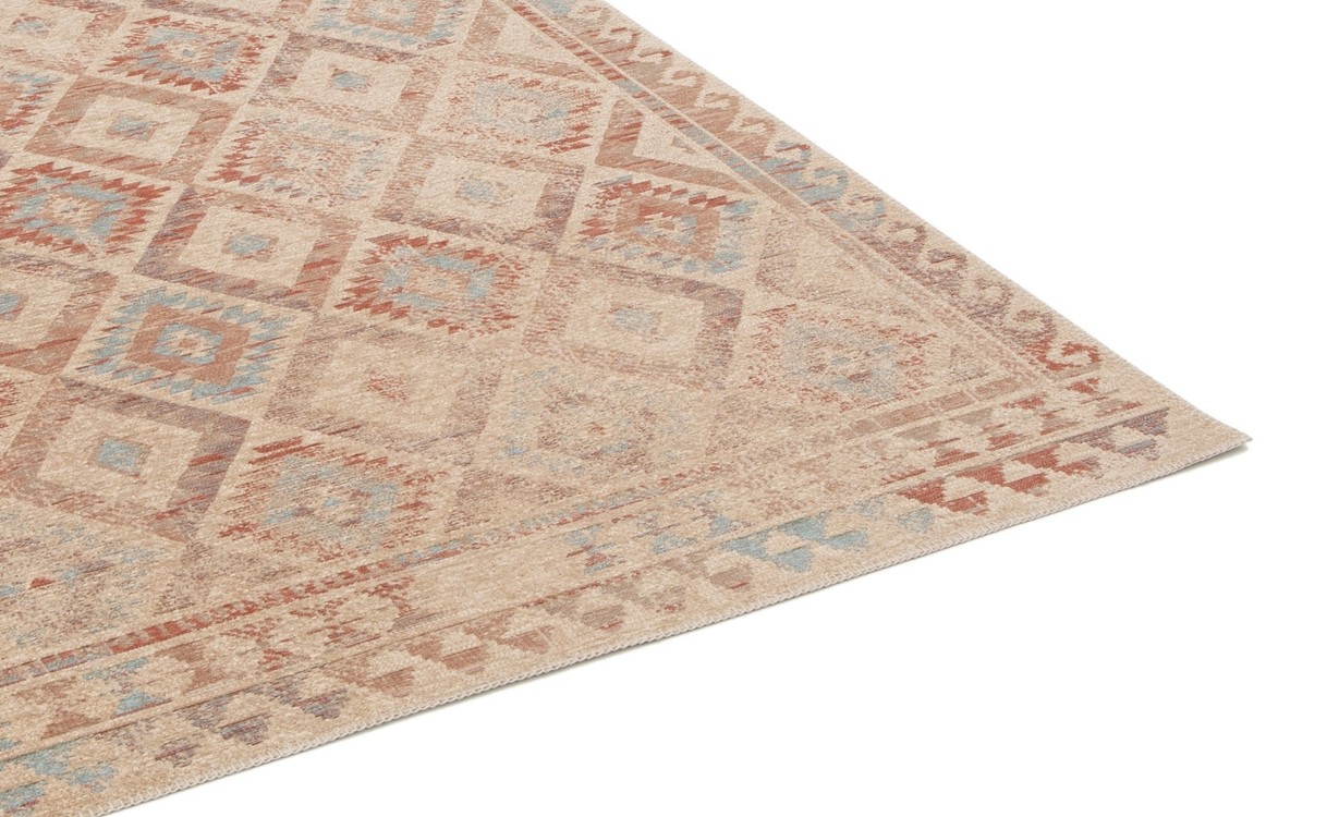 Tapis FARA , ethnique Beige / multico