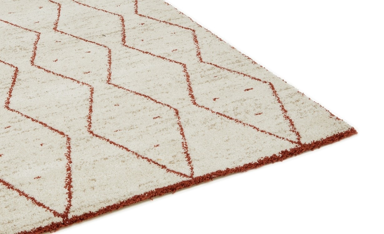 Tapis KAMIL , berbère Beige / rouille