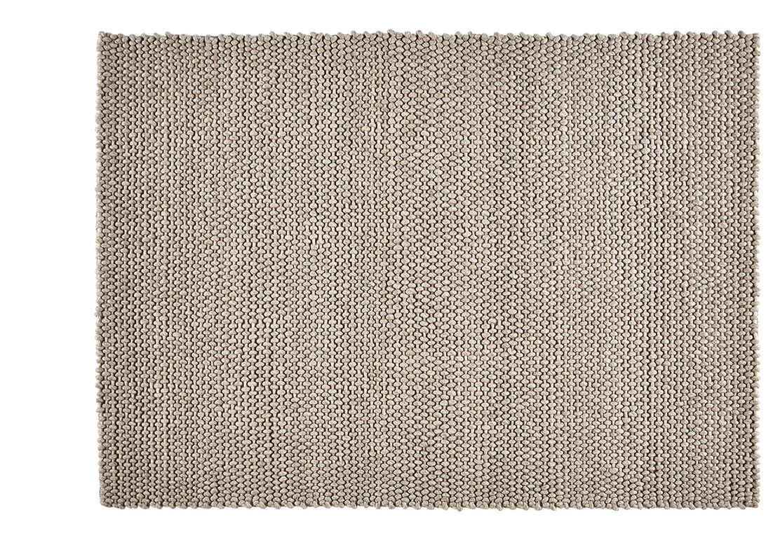 Tapis KNIT , faux-uni ecru