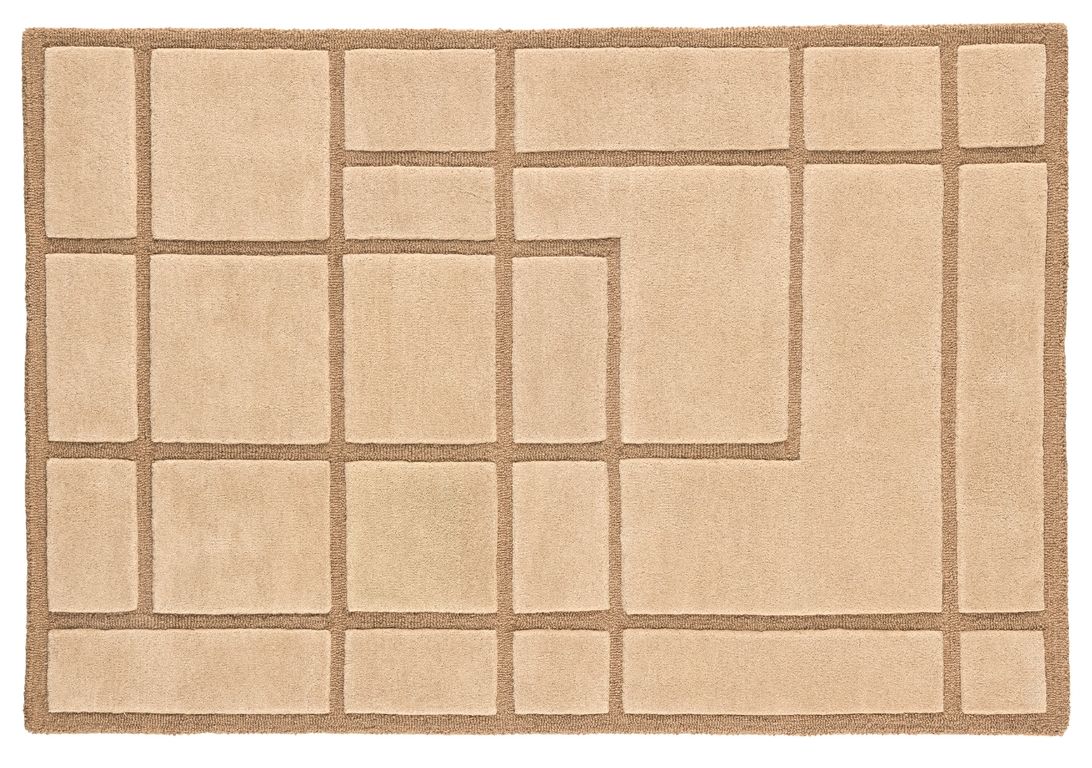 Tapis SYBILLE , géométrique  Beige