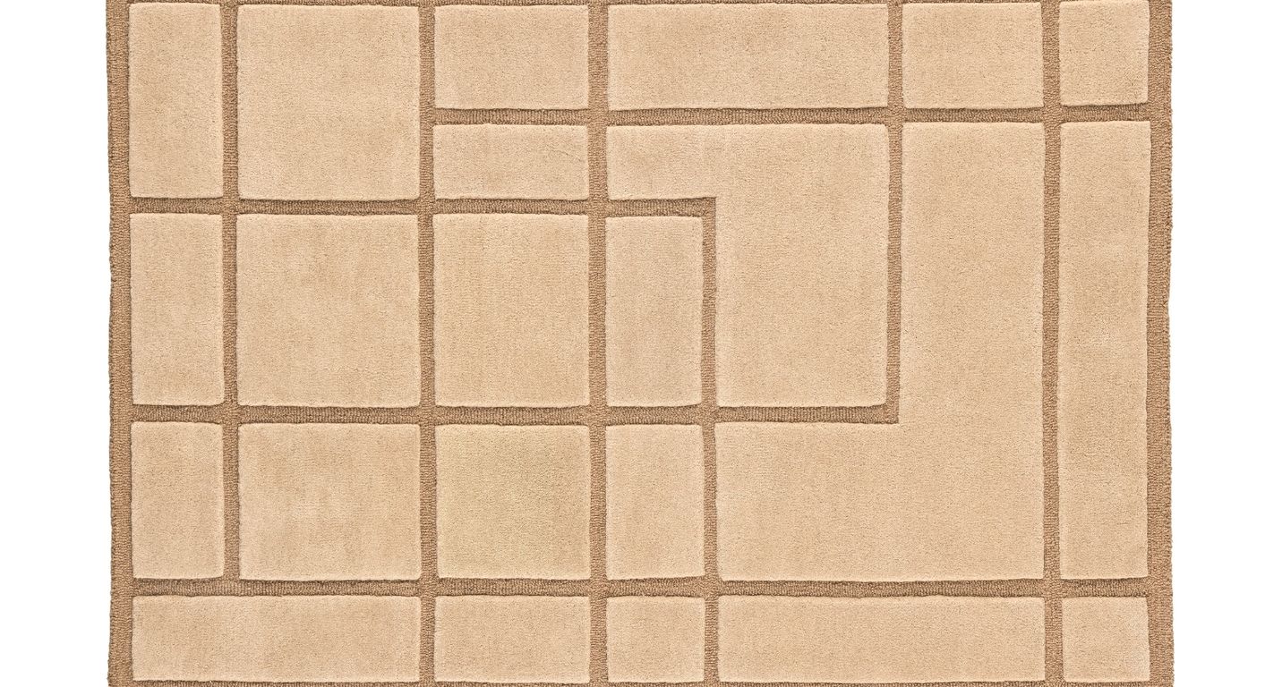 Tapis SYBILLE , géométrique  Beige